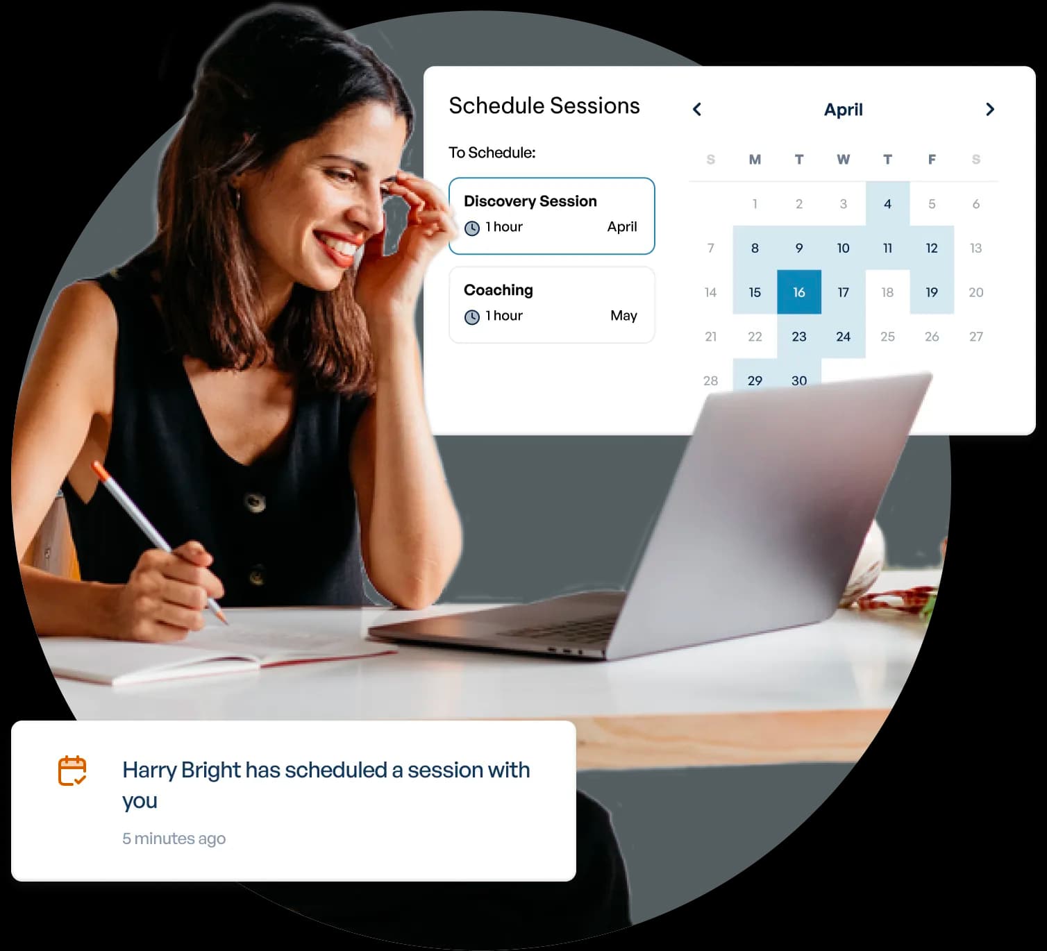 Resonant scheduling and payment automation dashboard